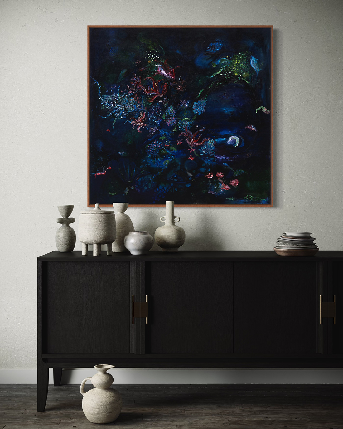 Dark Garden in situ