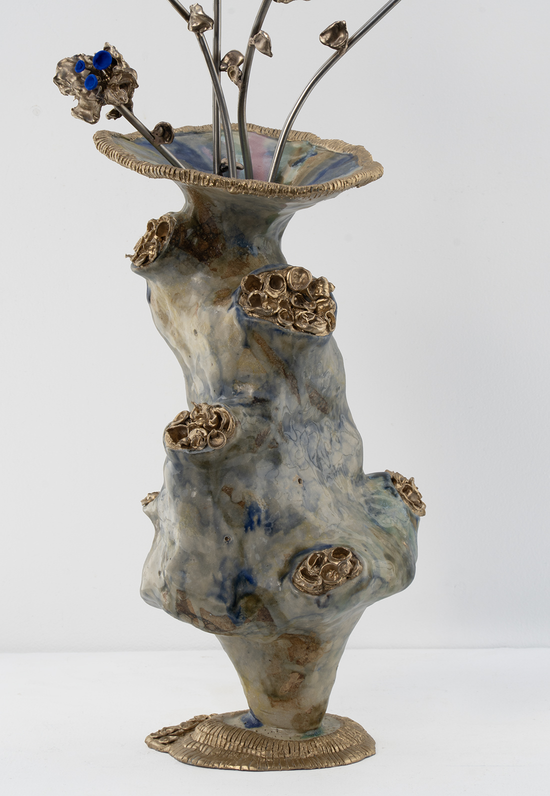 Domesticating The Foreign Flowers -detail vase